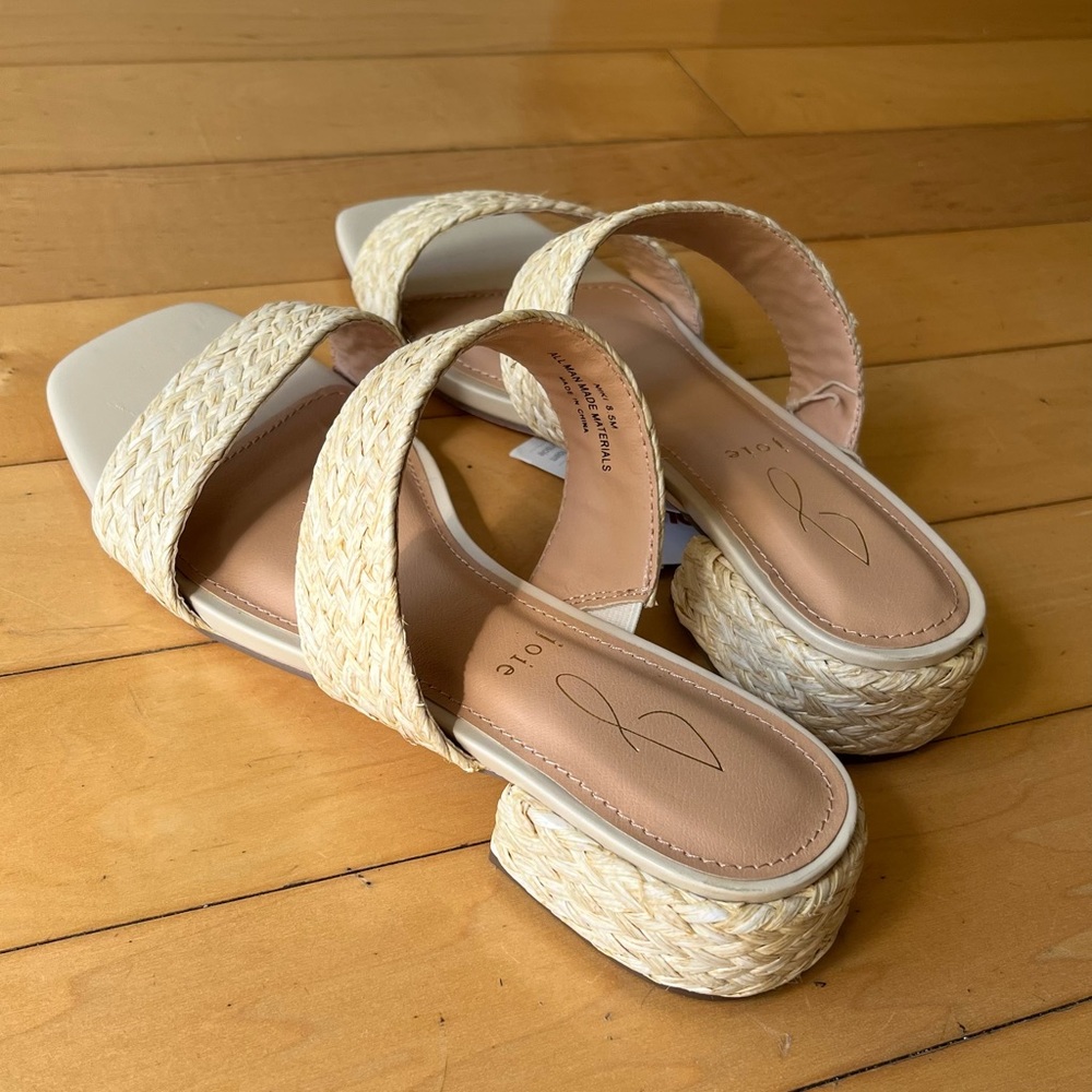 Brand new Joie raffia sandals - Picture 4 of 4